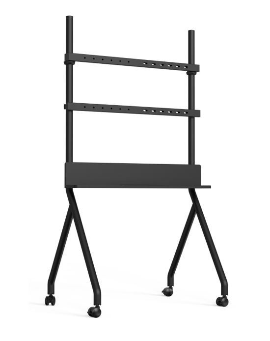 TV stand: Gembird TVS-86F-02 TV floor stand 55" - 86" Black