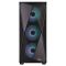 2E GAMING PC case Aruba G3313B, without PSU, 1xUSB3.0, 2xUSB2.0, 5x120mm ARGB, VGA 300mm, LCS ready, HUB, TG Side Panel, ATX, black