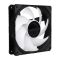 2E GAMING Case Fan Air Cool Infinity ACF120IW-ARGB, 120mm, 1200rpm, 3pin, 3pin +5VARGB, 23dBa, black