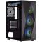 2E GAMING PC case Aruba G3313B, without PSU, 1xUSB3.0, 2xUSB2.0, 5x120mm ARGB, VGA 300mm, LCS ready, HUB, TG Side Panel, ATX, black