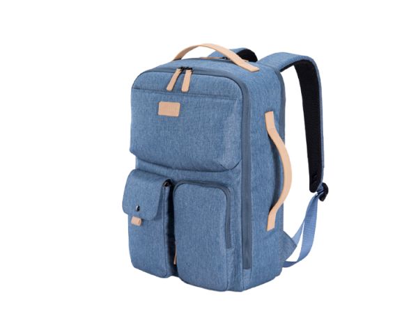 Backpack: Kingsons Travel Backpack 15.6" Blue - K10170W-3