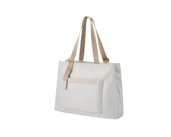 Laptop bag: Kingsons Fashion Womens Waterproof Laptop Bag 14" Beige - KS25001