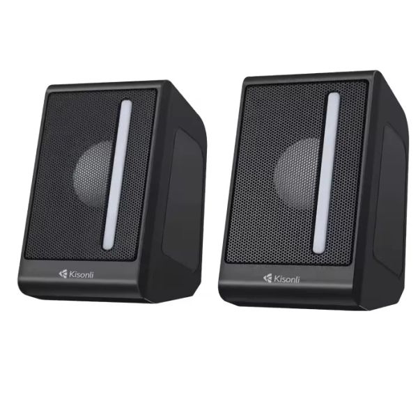 Kisonli X16 Mini USB 2.0 Portable Speaker with RGB Light