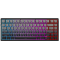 keyboard MCHOSE G75 Pro, Matcha Latte, USB-A/WL/BT, RGB, black