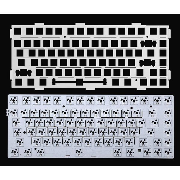 keyboard MCHOSE G75 Pro, Matcha Latte, USB-A/WL/BT, RGB, black