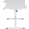 AndaSeat Desk Xtreme E with electric height adjustment, 140x73-117cm, white