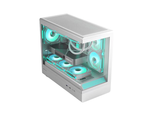 Case: Golden Field Lantau Lite 360 6x120mm ARGB Fans Mid Tower White