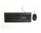 Keyboard-mouse: Vertex VX-501B Wired Keyboard & Mouse Combo EN/RU Layout Black