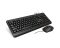Keyboard-mouse: Vertex VX-501B Wired Keyboard & Mouse Combo EN/RU Layout Black