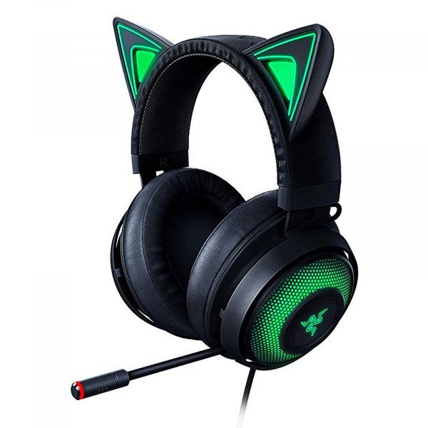RZ04-02980100-R3M1, RAZER, Earphone, Gaming Headset Kraken Kitty Ed. USB RGB Black.