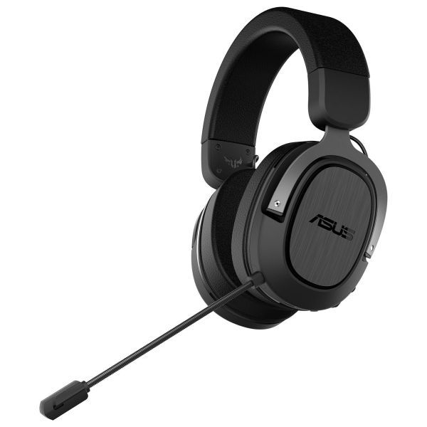 Headset: Asus TUF Gaming H3 Wireless Headset USB Type-C Gray - 90YH02ZG-B3UA00