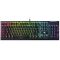 Razer Keyboard mechanical BlackWidow V4 X 110key, Green Switch, USB-A, EN/RU, RGB, black