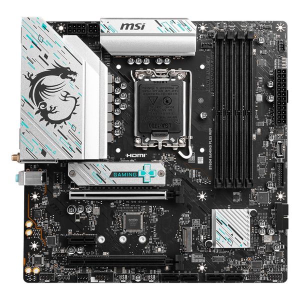 MSI Motherboard B760M GAMING PLUS WIFI s1700 B760 4xDDR5 HDMI DP WiFi BT mATX