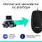 LOGITECH Mouse M100 - BLACK - USB - EMEA-914 - AKOYA HANGTAB BOX M100