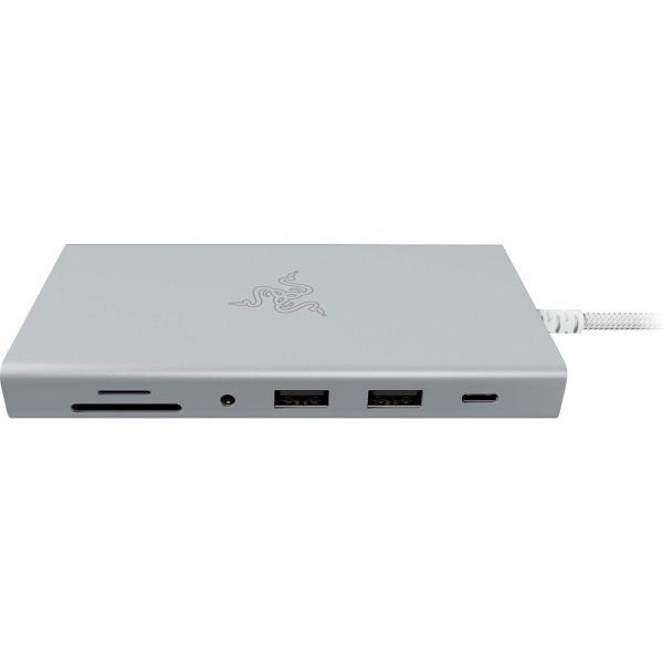 Razer Docking Station USB-C Dock, 11 Port, 7.1, mercury Edition