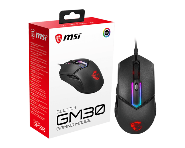 MSI Clutch GM30 Gaming Black S12-0401850-D22