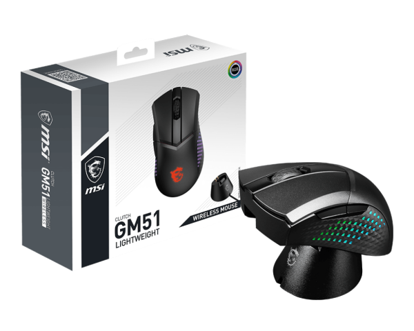 MSI Mouse CLUTCH GM51 LIGHTWEIGHT WIRELESS  S12-4300070-C54