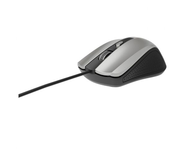 Mouse: Gembird MUS-4B-01-BS Wired optical mouse black/silver