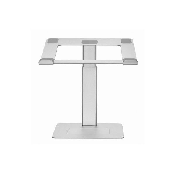 Notebook stand: Gembird NBS-D1-02 Height adjustable notebook riser stand silver