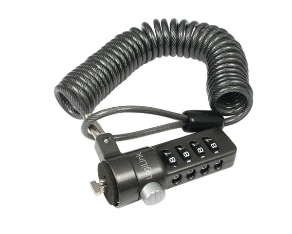Notebook lock: Logilink NBS004 Notebook security lock with combination Black