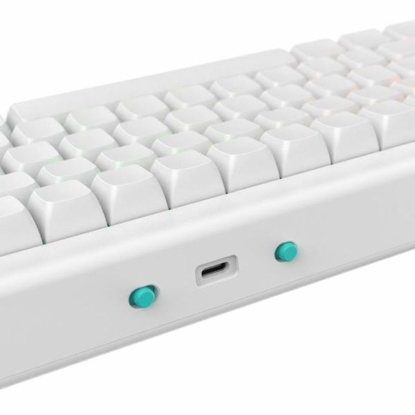 Keyboard/ Nubi NK68HE White - Hall Effect Gaming Keyboard