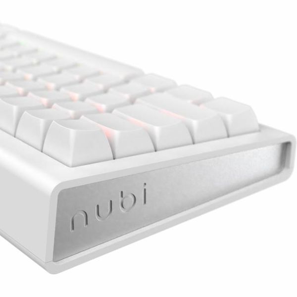 Keyboard/ Nubi NK68HE White - Hall Effect Gaming Keyboard