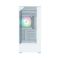 Zalman PC case P40 Prism without PSU, 2xUSB3.0, 1xUSBType-C, 1x120mm ARGB, VGA 420мм, LCS ready, TG 3x Panels, ATX, white