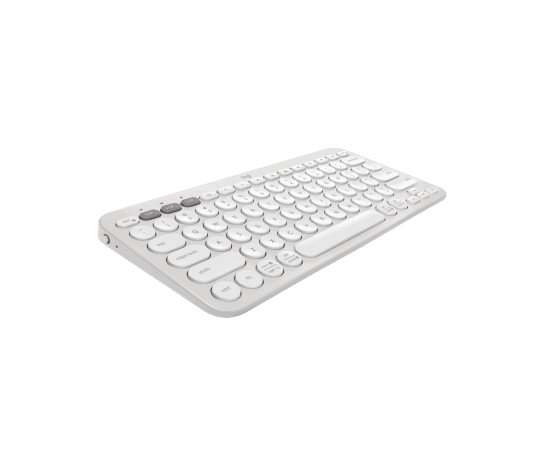 LOGITECH Pebble Keys 2 K380s - TONAL WHITE - US INT'L - BT - INTNL-973 - UNIVERSAL