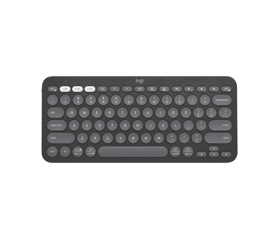 LOGITECH Pebble Keys 2 K380s - TONAL GRAPHITE - US INT'L - BT - INTNL-973 - UNIVERSAL