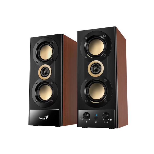 SP-HF800BT, Genius, Hi-Fi Wood, Speakers 20w, Bluetooth, 220v