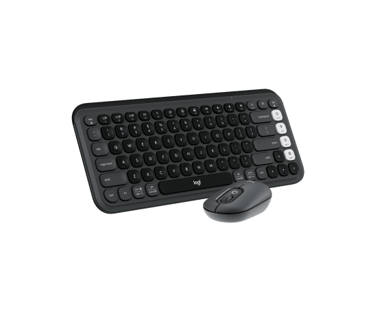 LOGITECH POP ICON COMBO - GRAPHITE - US INT'L - BT  - INTNL-973