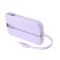 Portable Charger UGREEN PB511 (35604B) Uno, 10000mAh 30W, USB, Type-C, Power Bank With Built In Cable, Purple