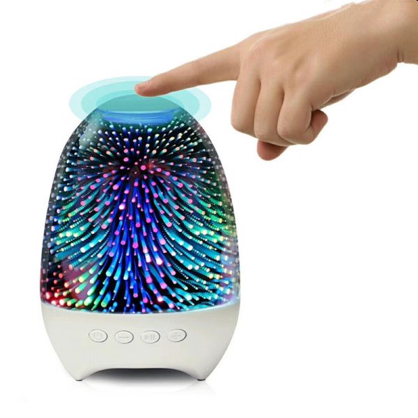 POWKIDDY Bluetooth Speaker LED Colorful Atmosphere
