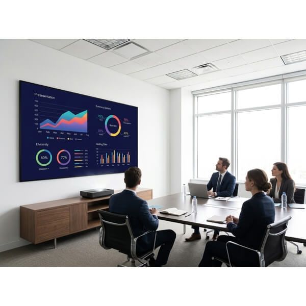 Projector screen Allscreen CNF110HFS, ULTRA THIN BEZEL SCREEN, 243x137CM, 110", 16:9, ALR, High Brightness
