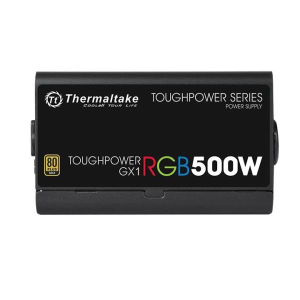 THERMALTAKE PSU TOUGHPOWER GX1 RGB/500W/NON MODULAR/FAN HUB/FULL RANGE/80+ GOLD/JP MAIN CAP