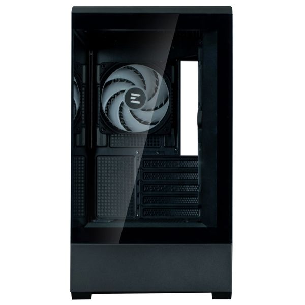 Zalman Computer case P30 Black V2, without PSU, 1xUSB3.0, 1хUSB Type-C, 3x120mm ARGB, TG Front/Side Panel, mATX, Black