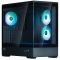 Zalman Computer case P30 Black V2, without PSU, 1xUSB3.0, 1хUSB Type-C, 3x120mm ARGB, TG Front/Side Panel, mATX, Black
