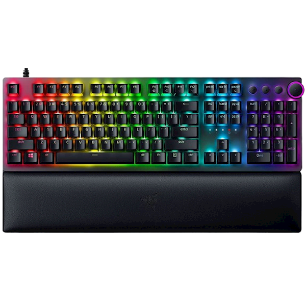 Razer Keyboard Huntsman V2 RGB 108key Red Switch USB EN, black