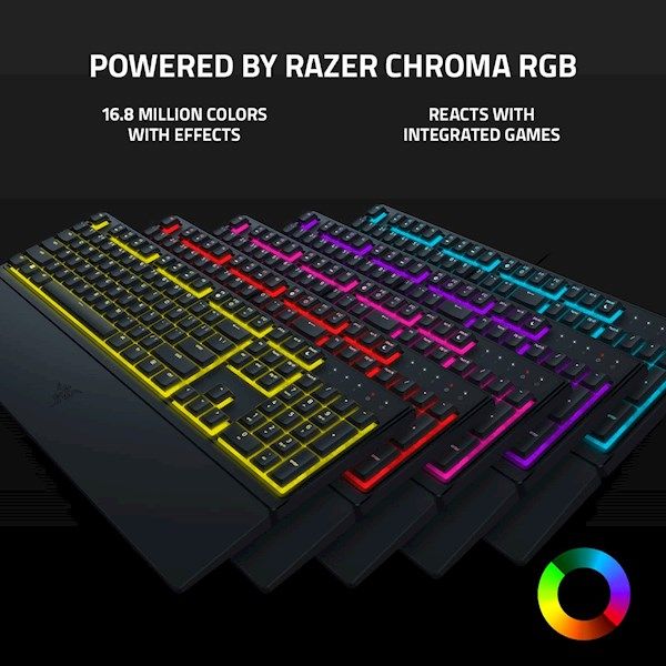 Razer Keyboard Ornata V3 X RGB 104key USB EN, black