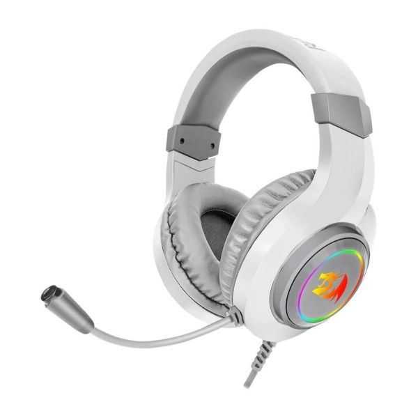 Redragon  HYLAS Gaming headset, White, RGB, 3.5 Jack