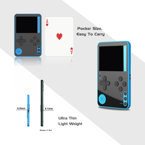 Mini Handheld Retro Video Game Console Built-in 500 Classic Games