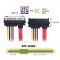SAS (29pin) HDD to SATA (22pin) adapter