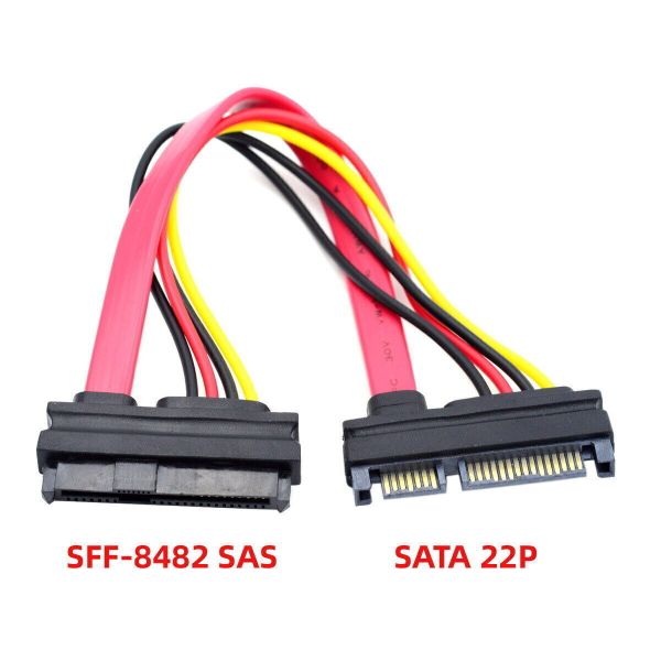 SAS (29pin) HDD to SATA (22pin) adapter