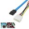 SAS Serial SCSI SFF 8482 To SATA Cable Hard Disk Drive Adapter Cord 20cm