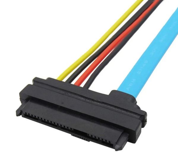 SAS Serial SCSI SFF 8482 To SATA Cable Hard Disk Drive Adapter Cord 20cm