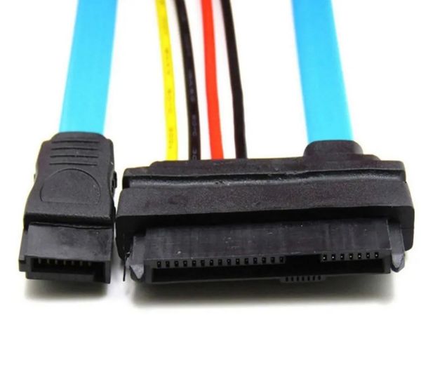 SAS Serial SCSI SFF 8482 To SATA Cable Hard Disk Drive Adapter Cord 20cm