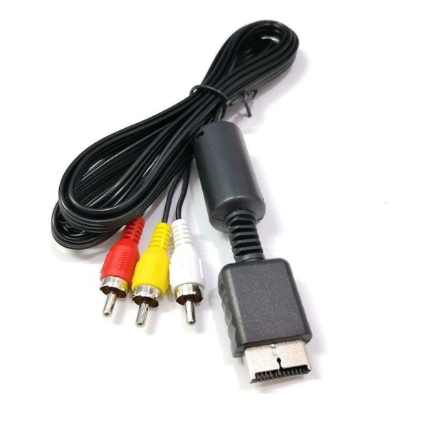 Rca AV Audio Video Cable TV For Playstation PS1 PS2 PS3 1.8m Adapter H2J3