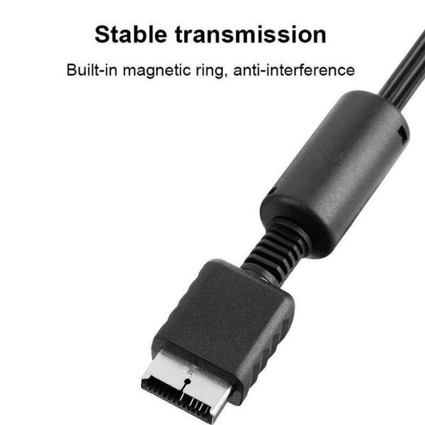 Rca AV Audio Video Cable TV For Playstation PS1 PS2 PS3 1.8m Adapter H2J3