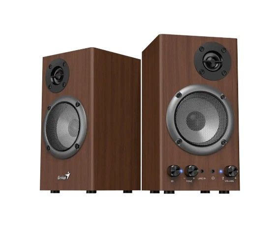 SP-HF500B, Genius Speakers 16W Wood, EU, 100-240V
