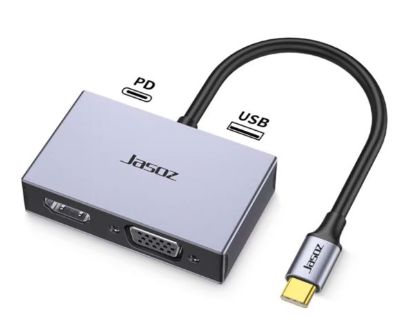 T-H105 Jasoz H105 Type-C/HDMI+VGA Adapter